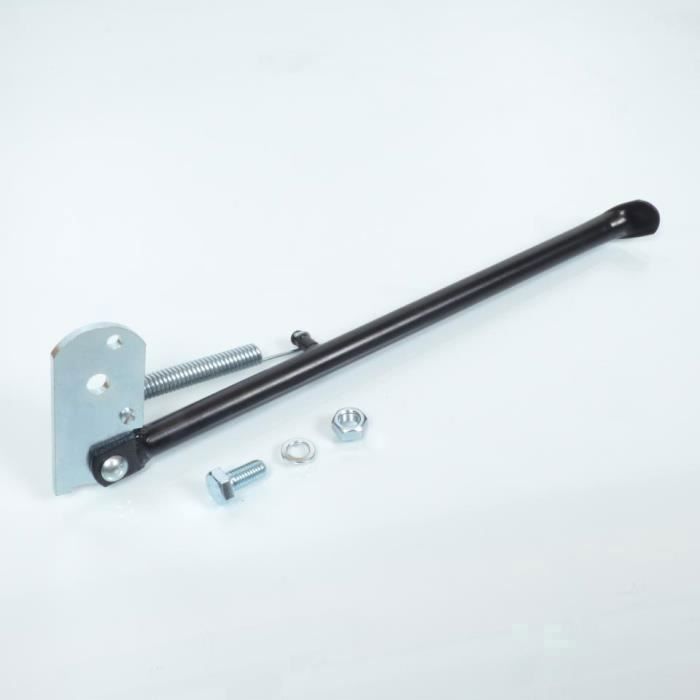 Béquille latérale noire 40cm moto MBK 50 Xlimit 2004 à 2010 Neuf avec support