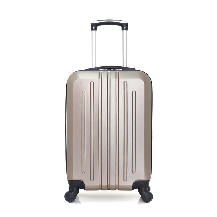 HERO – VALISE CABINE - ABS – 55cm – 4 roues – VOSGES – BEIGE