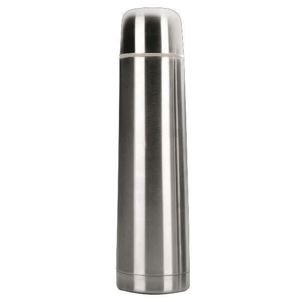 THERMOS INOX 1 L. BOUTEILLE ISOTHERME INOX. CONSERVATION DES LIQUIDES. BOUTEILLE DOUBLE PAROI INOX 18/10. DUREE 24H. IDEAL POUR U...