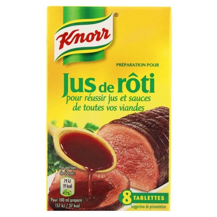 KNORR Préparation déshydratée pour Jus de Rôti - 72 g