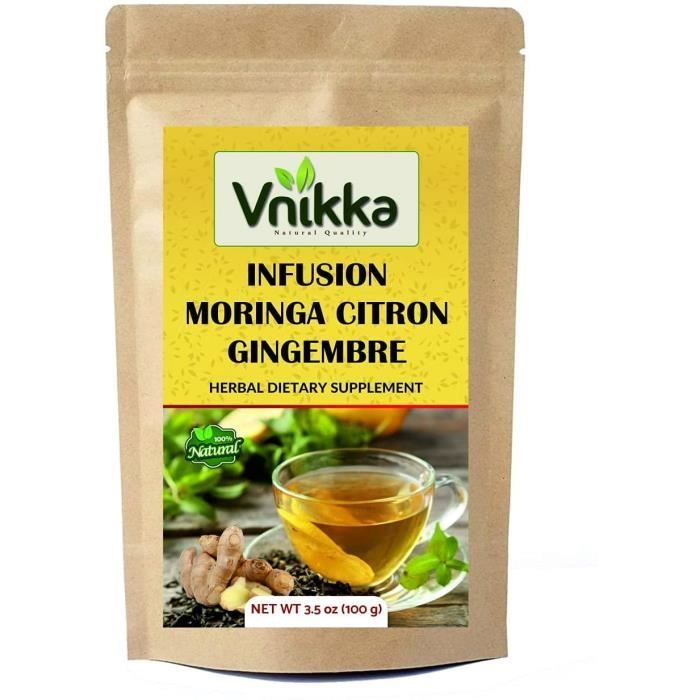 Infusion - Moringa Gingembre Citron Vrac 100% Naturel |