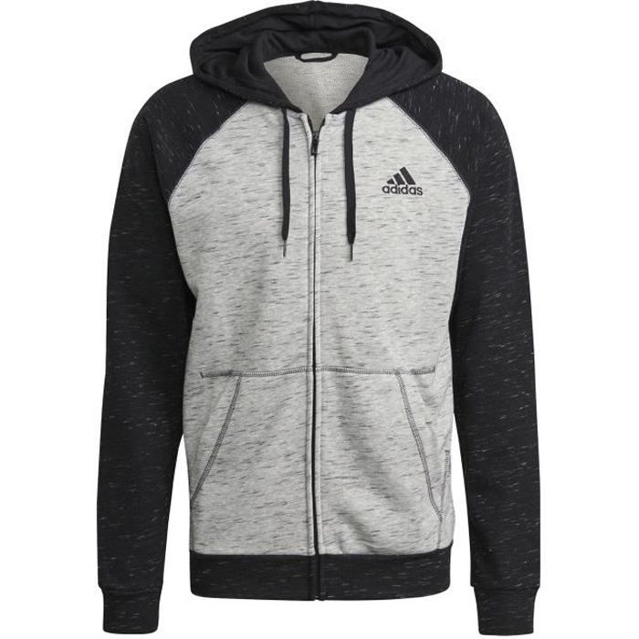 Veste Adidas Essentials Melange gris / noir homme