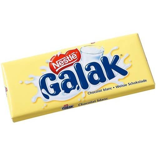 GALAK Chocolat blanc - 2 x 100 g