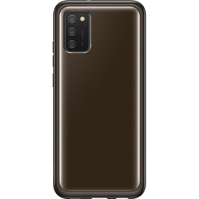 Coque Transparente Noir Galaxy A02s