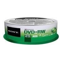 DVD vierge SONY 10DPW47SP - DVD+RW x 10 - 4.7 Go