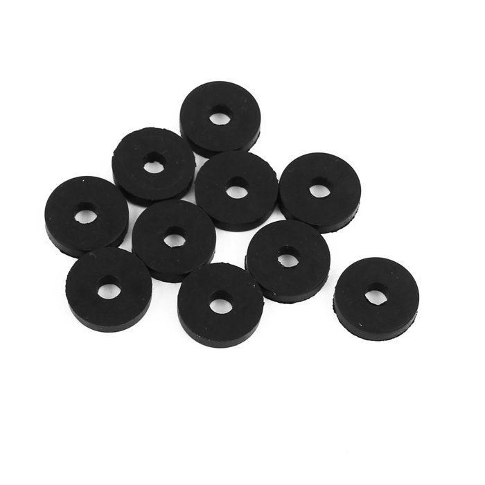 4 x 13 x 3mm joint torique tuyau joint plat Rondelle en caoutchouc pour oeillet robinet 10pcs