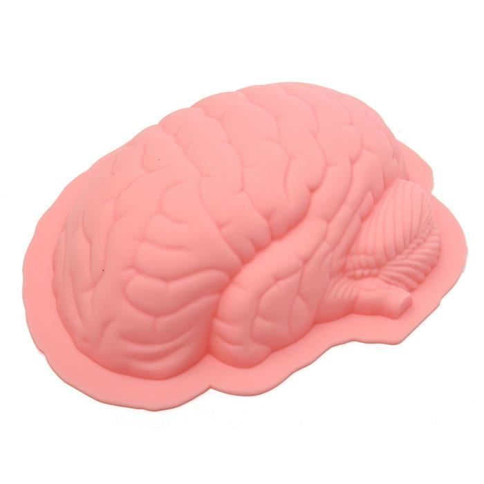 DIY Silicone Moule Cerveau Créative Fondant Gâteau Pâtisserie Cake Cuisine Outil