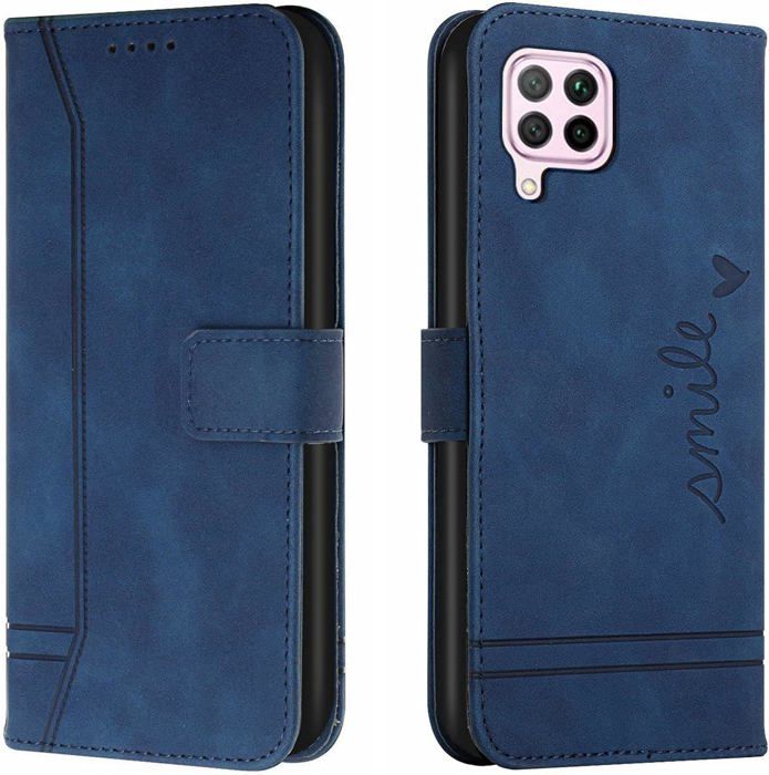 Cover Portafoglio A Libro Per Huawei P40 Lite / Nova 6 Se - Custodia In Pelle PU Con Slot Carte, Chiusura Magnetica E Supporto, Motivo Mandala