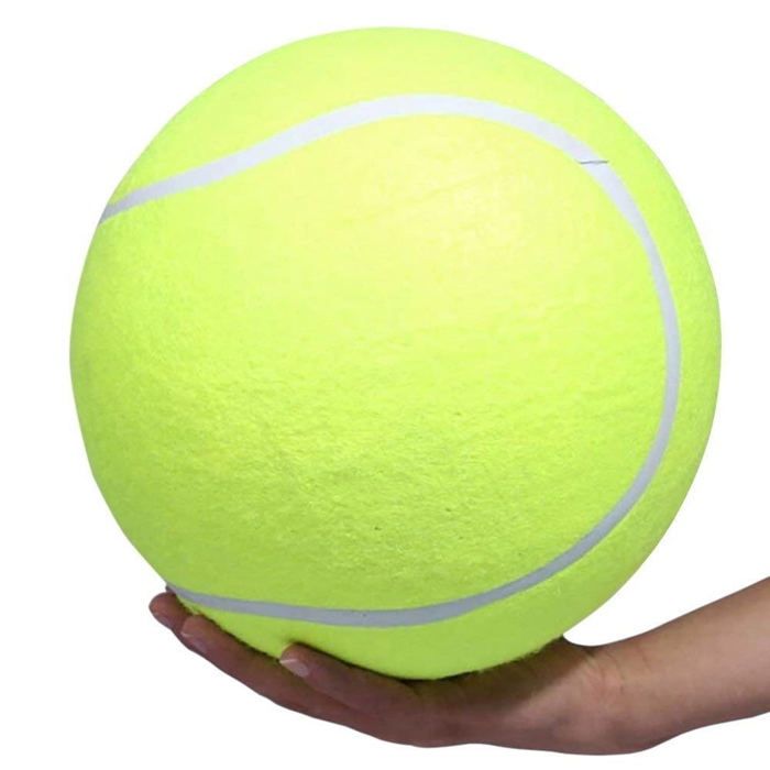 Comparer les prix de Balle de tennis pour chien 9,5" Grand jouet pour animaux de compagnie Sports de plein air Balle pour chien