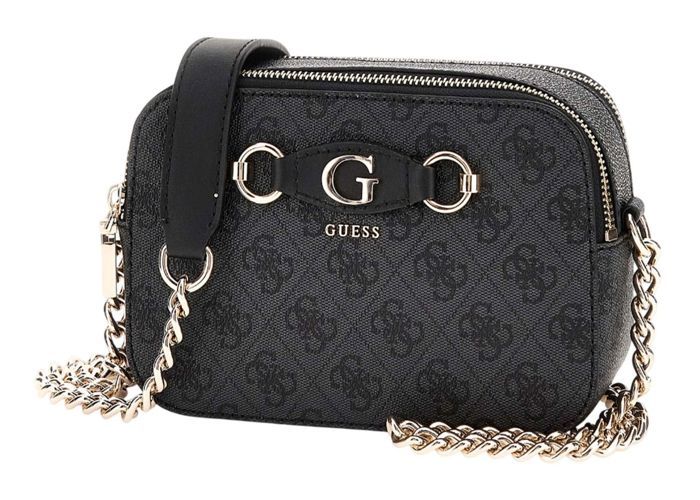 GUESS Sac à épaule bandoulière anthracite pour femme Izzy Camera