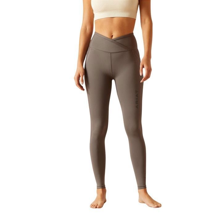 Collant D'équitation Ariat Demi-grip Floral – Noir – Fille XXL/16 – Neuf