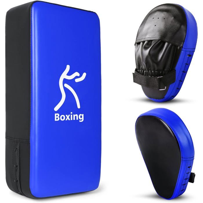 Kit D'entraînement Boxe Odoland – Pattes D'ours Bouclier De Frappe – Mousse EVA, Cuir PU – Pour Boxe, MMA, Karaté, Adultes Et Enfants Kit D'entraînement Boxe Odoland – Pattes D'ours Bouclier De Frappe – Mousse EVA, Cuir PU – Pour Boxe, MMA, Karaté, Adultes Et Enfants