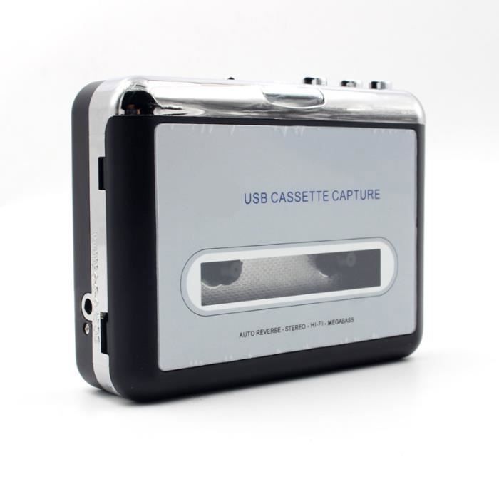 ASHATA Lecteur de Cassettes, Lecteur de Cassettes Portable vers MP3 Convertisseur de Lecteur