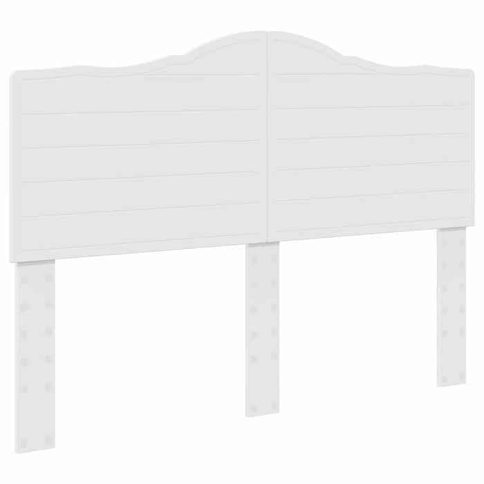 Tête de lit en bois dingénierie - vidaxl - Blanc - 140 cm - 143x3x100 cm - Facile à nettoyer - Durable