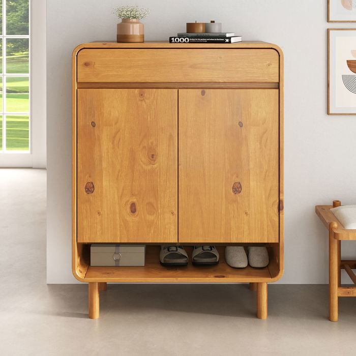 Meuble à chaussures en bambou pas cher - Le Mobilier