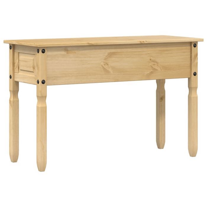 Elégant Bout de Canapé Brun - Table console Corona 115x46x73cm - bois de pin massif PRO4789772366655