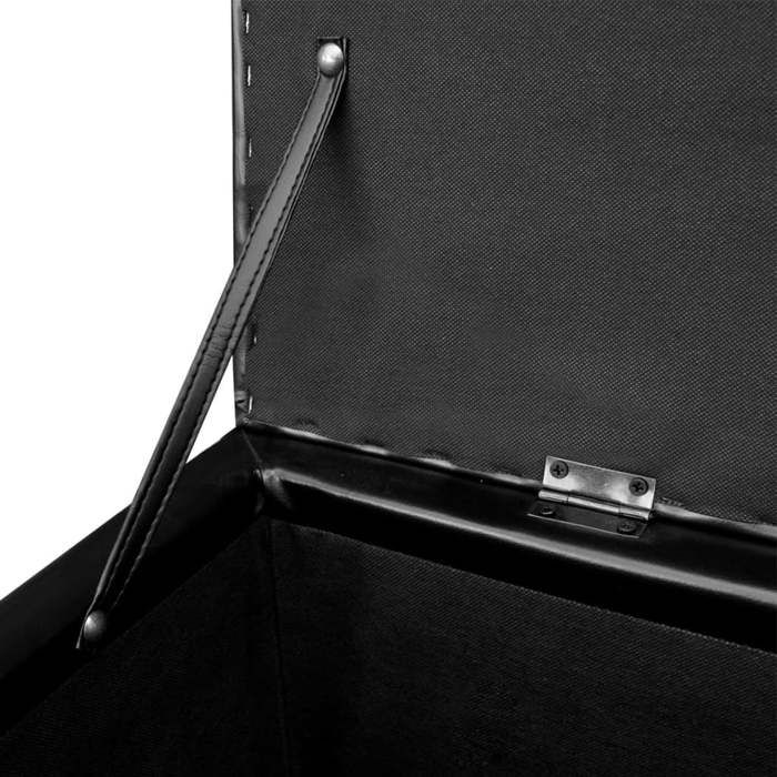 Banc long de rangement Moderne - NGM - siège de rangement/Coffre - Bois Noir B527403011