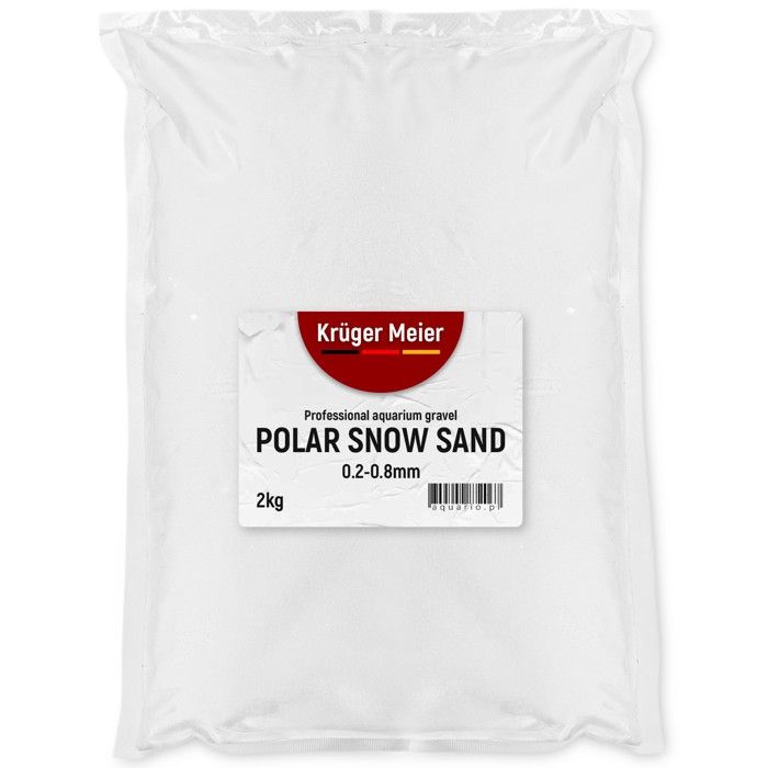 Grès décoratif blanc pour aquariums et terrariums 0 2-0 8 mm 2 kg