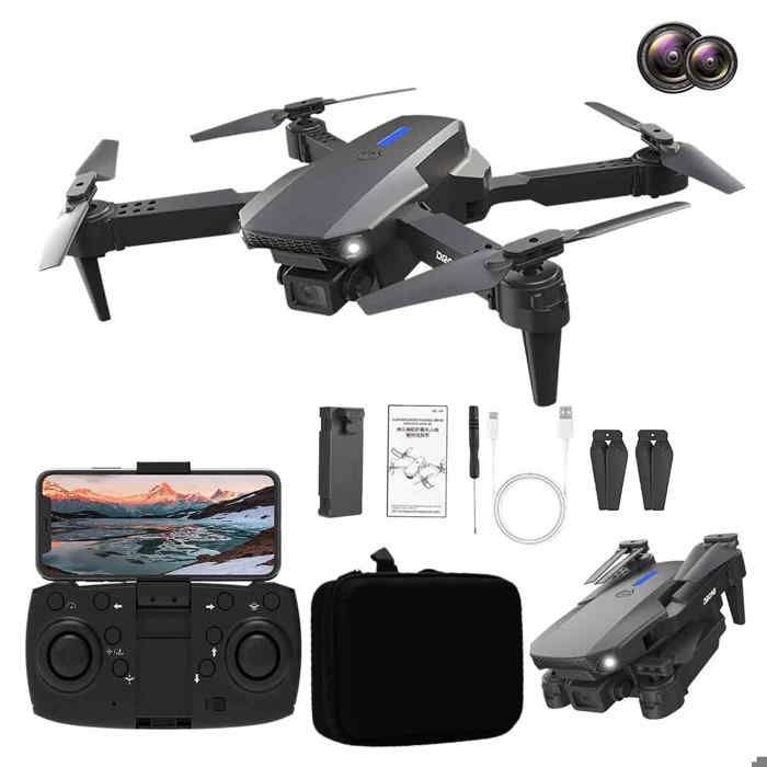 Drone pliable avec caméra HD 1080p vol stationnaire automatique mode sans tête quadricoptère radi ACCESSOIRES FABRICATION MAISON Drone pliable avec caméra HD 1080p vol stationnaire automatique mode sans tête quadricoptère radi ACCESSOIRES FABRICATION MAISON
