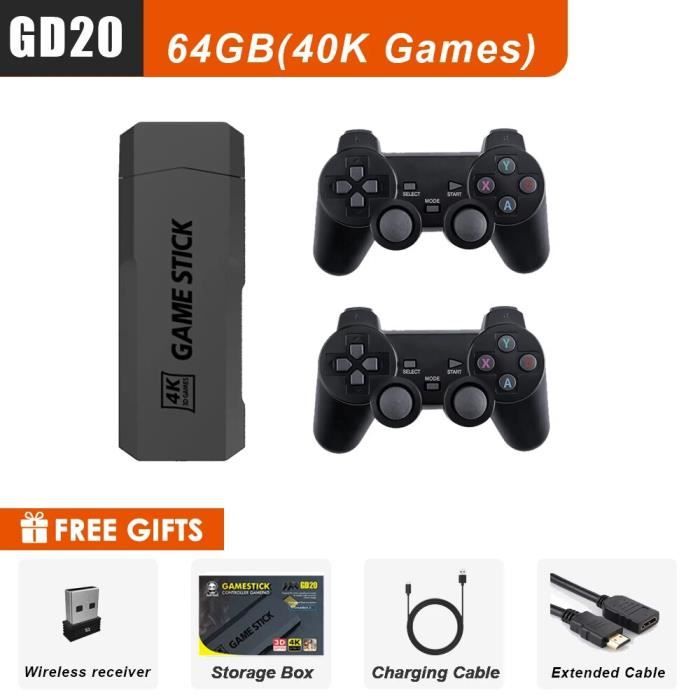 Super Console X Pro Rétro 30000 Jeux - HDMI 4K, Wi-Fi, 2 Manettes - Console Mini 64Go