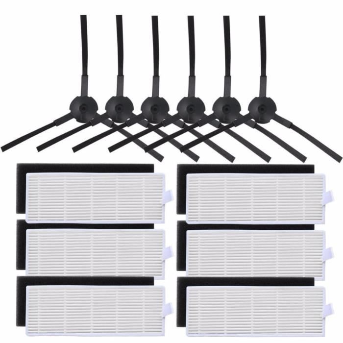 HARPRA Filtro HEPA Spazzola Laterale Di Ricambio Per I-life A4 A4s Robot Aspirapolvere Parti (2* Filtro HEPA - Foto 7