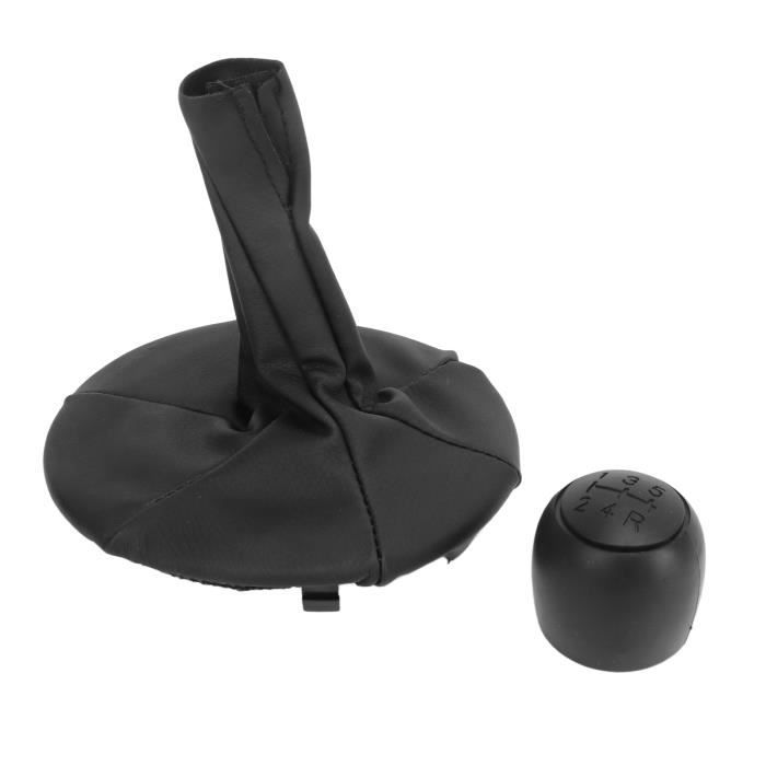 Pommeau Levier Vitesse + Soufflet Pour Skoda Octavia II | Argenté | Neuf