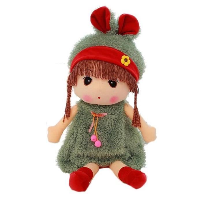Poupée Chiffon Princesse 45 Cm – Peluche Douce – Cadeau Naissance Ou Noël – Poupon Câlin Multicolore