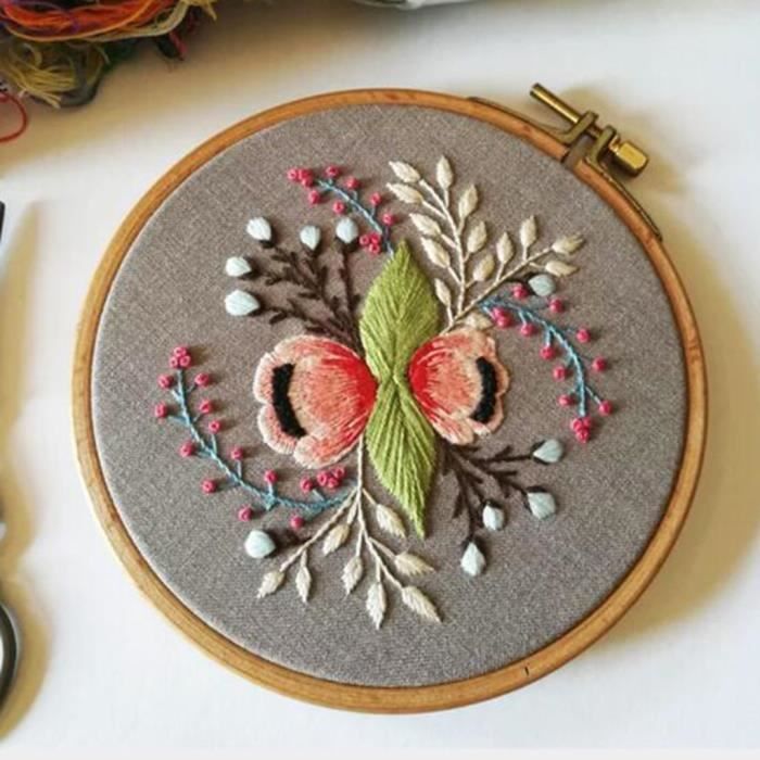 comptée 11 ct Élégante tasse à café CaptainCrafts Kit de broderie au point de croix pré-imprimé pour débutants enfants et adultes