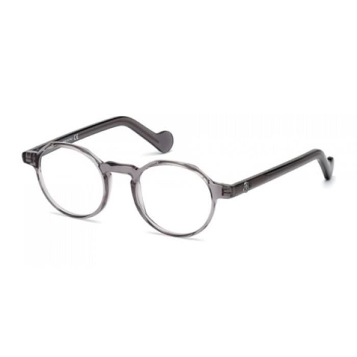 Monture lunettes Moncler ML5030 Gris Metal Mixte
