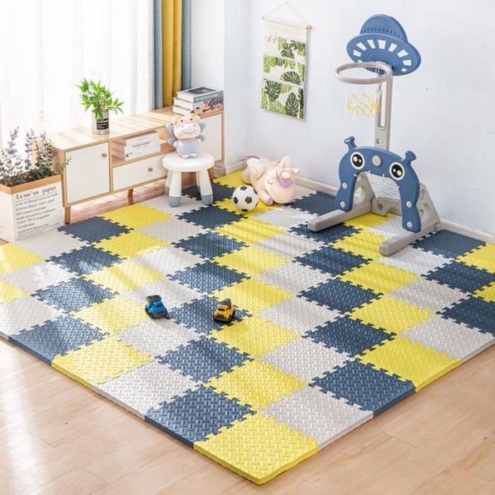 Tapis de jeu en mousse EVA pour bébé, 20 pièces, tapis de protection de sol, tapis d'entraînement, tapis de yoga, 30 x 30 x 1 cm | Leroy Merlin