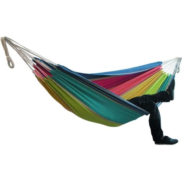 Hamac Double Chulim Vert Pour Camping – Capacité 400 Lbs – Comprend Tout (neuf)