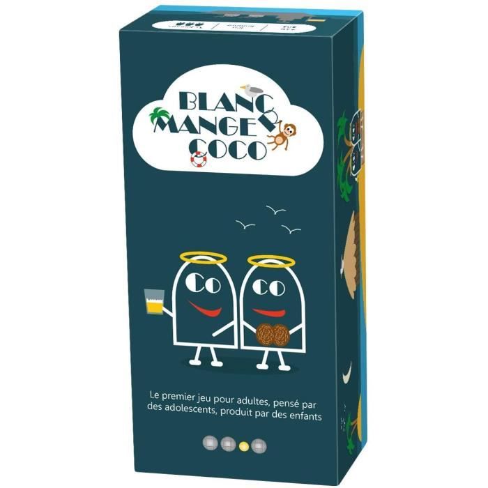 Blanc Manger Coco Jeu Adultes  Ados Produit  Enfants 600 Cartes Cadeau Soiree 