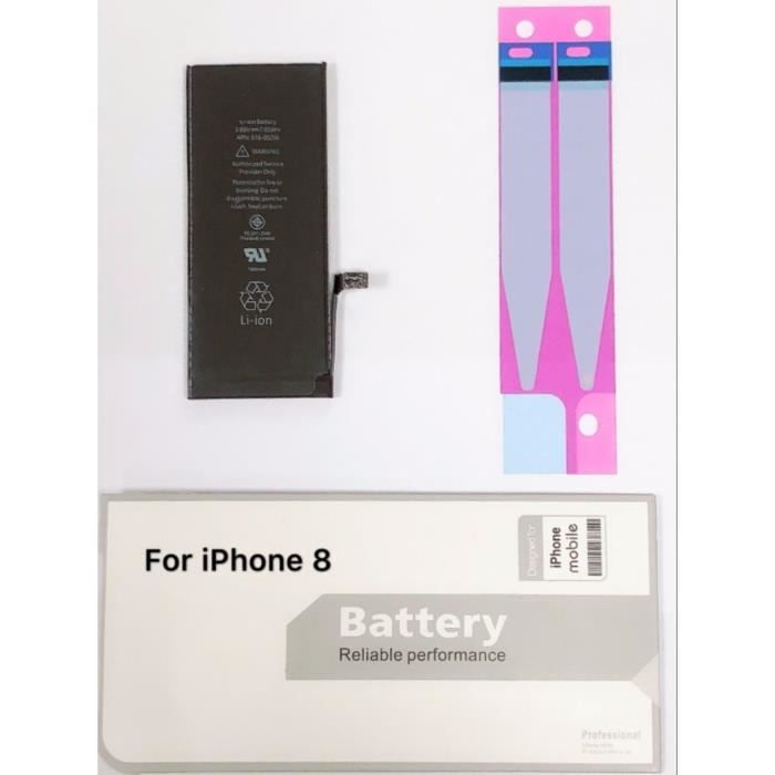 Perfine Batterie pour iPhone 8 2370mAh Remplacement Haute capacité Batterie iPhone 8 avec Tous Les Outils de Kits de réparation 