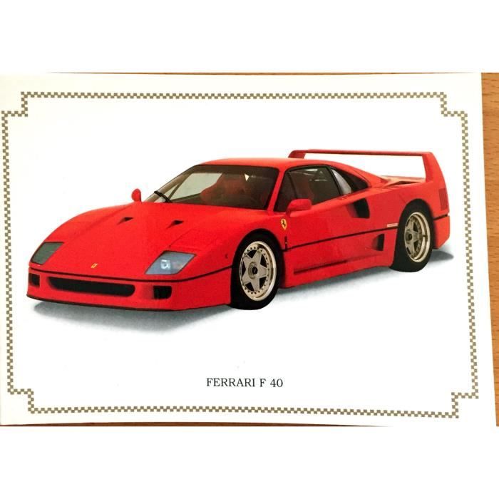 Ferrari F40 10x15cm Carte Postale Postcard Achat Vente Carte Postale Ferrari F40 10x15cm Carte Cdiscount Ferrari F40 10x15cm Carte Postale Postcard Achat Vente Carte Postale Ferrari F40 10x15cm Carte Cdiscount
