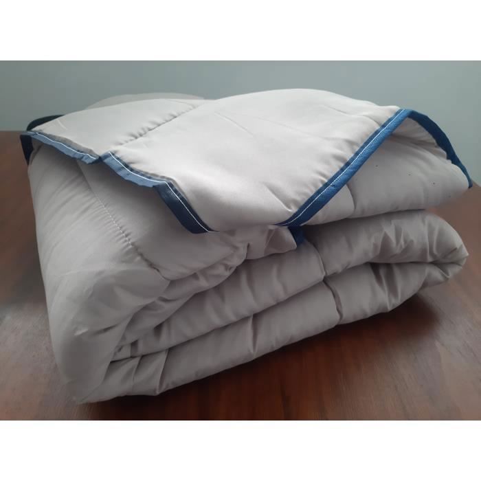 Couette couleur Taupe - 1 ou 2 personnes 200 x 200 - LEGERE - MORTREUX