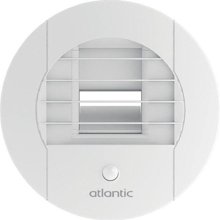 Bouche dextraction autoreglable WC à piles diamètre 125 - Blanc