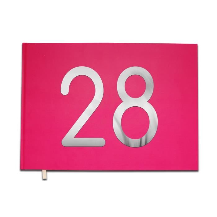 Livre D Or 28 Ans Anniversaire Mariage Retraite Lettres Chromees 100 Pages Qualite Premium Uttscheid Couleur Rose M Cdiscount Beaux Arts Et Loisirs Creatifs