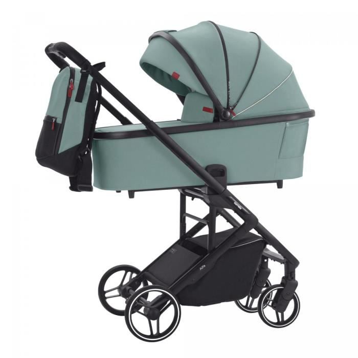 Carrello - CRL-6507 Parrot Green - Poussette 2 en 1 Alfa CRL-6507 Vert