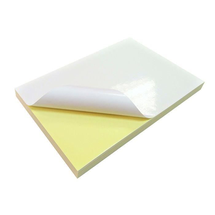 Lv.lifeღ100 feuilles de papier autocollant de taille A4 papier autocollant  imprimable avec une viscosité élevéeღ-RAC - Cdiscount Informatique