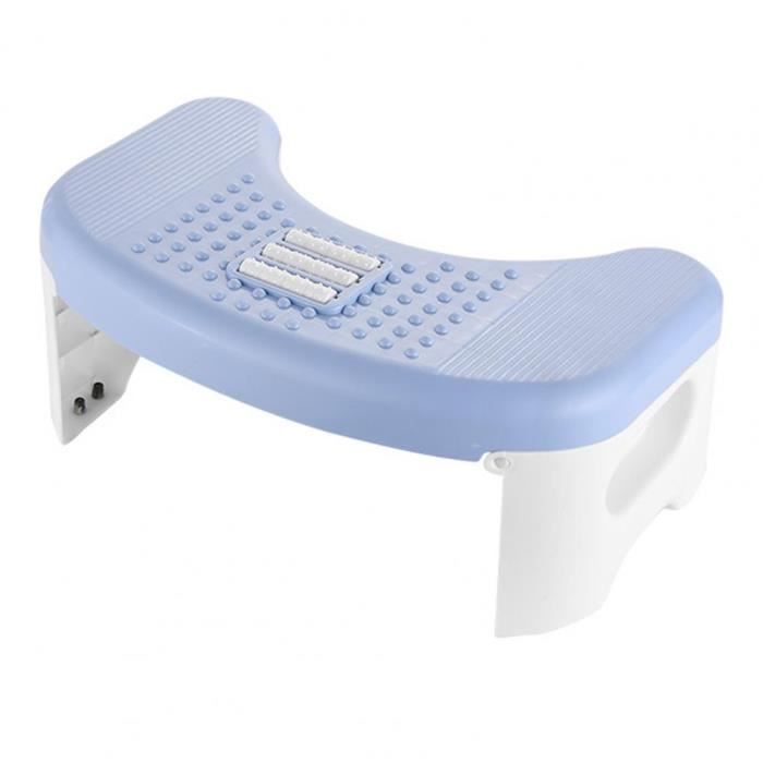 Tabouret De Toilette Physiologique - 49,6 X 29,5 X 5,3 Cm, Antidérapant, Pour Une Position Naturelle Et Prévention Constipation