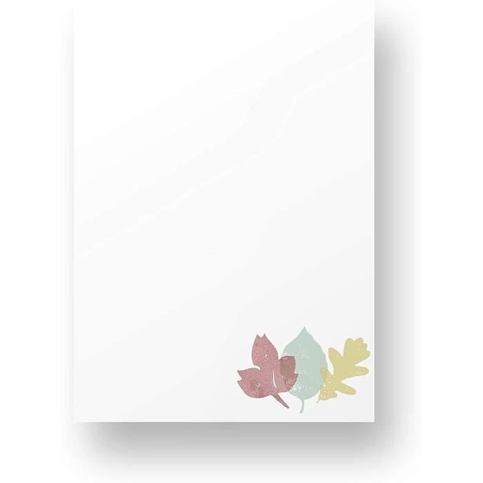 Bloc Note Bloc à Lettres Staufen Style DIN A4 - 100 Feuilles Lignées - Papier 70 G/m² - Pour Correspondance Et Bureau Papier écriture 70g