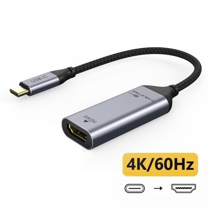Adaptateur USB Type-C vers HDMI - 4K 60 Hz