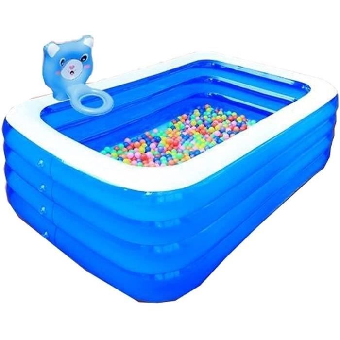 Piscine Gonflable Pour Enfants Et Famille - 2 Mètres De Long - Pour Jardin Et été - Marque Excalibur