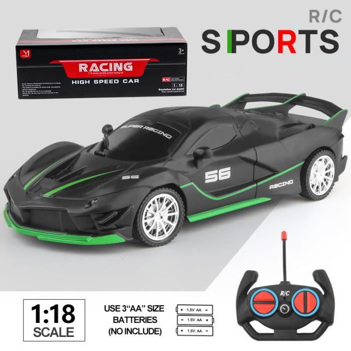 Voiture Télécommandée Rechargeable 1/18 Haute Vitesse - Kulariworld - Rouge - Jouet Enfant 8-18 Ans