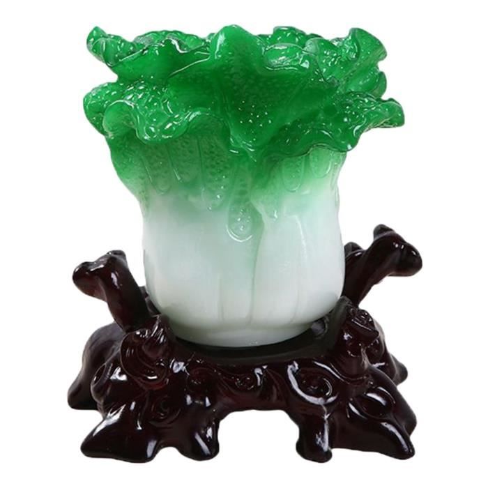 Feng Shui Résine Figurines De Chou Chanceux Sculpture Ornements
