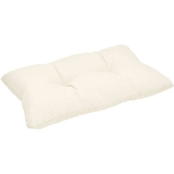 Coussin extérieur imperméable XLuna 60x40x12cm - Nature - Beautissu