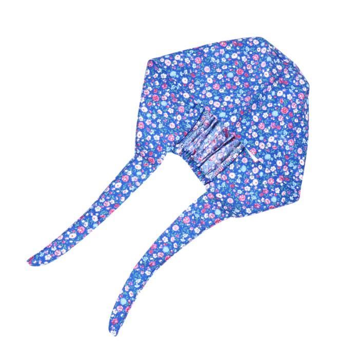 Lot Chapeaux Travail Charlotte Imprimés - Bonnet Infirmière Turban Queue De Cheval Coton Unisexe