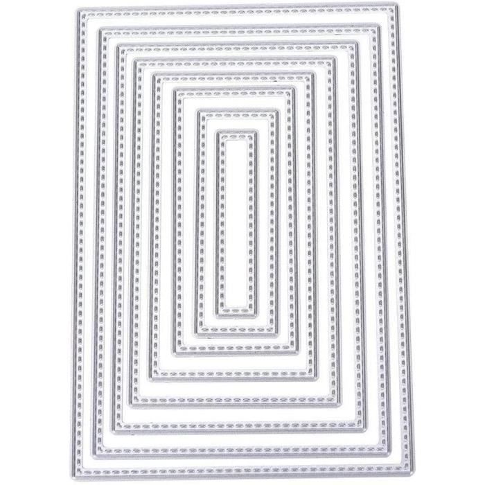Système De Découpe Creative Memories - 3 Motifs Rectangulaires - NEUF