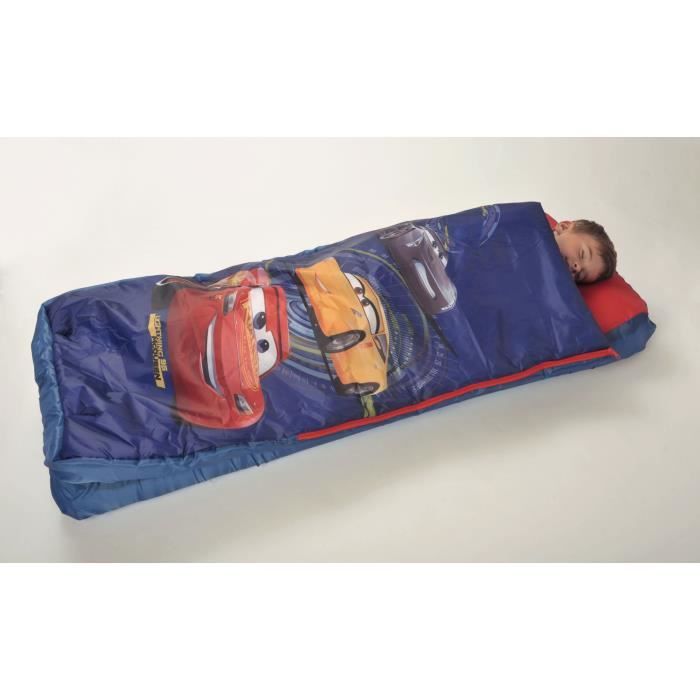cars lit avec matelas gonflable et duvet pour enfant - disney