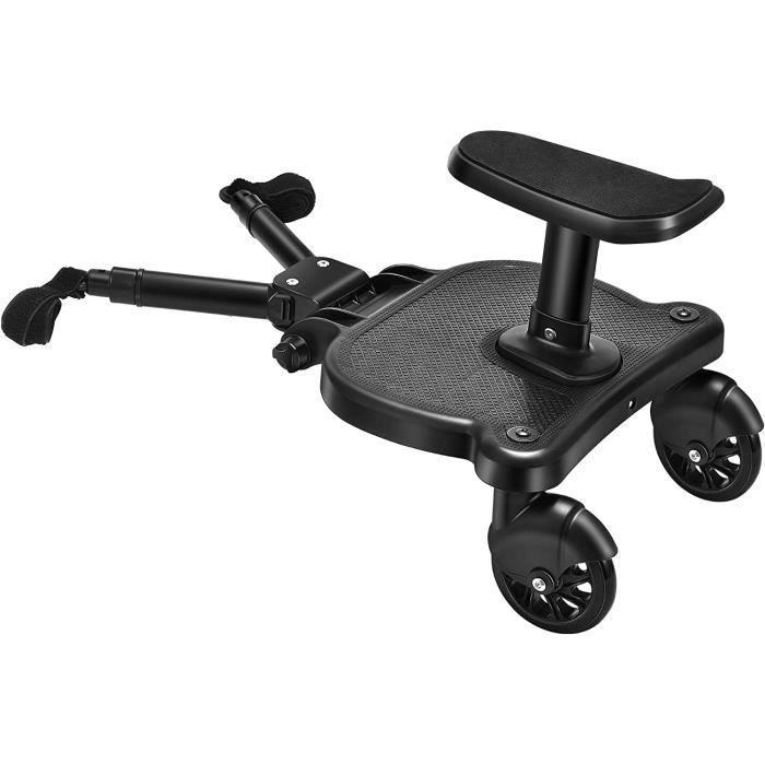 Tricycle Tandem Double Siège Avec Panier – Poussette Anti-Renversement Pour Enfants De 2 à 8 Ans